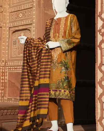 Junaid Jamshed Luxury 3 Piece