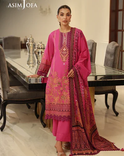 AJUN-01 Asim Jofa Lawn Prints