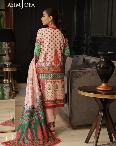 AJUN-02 Asim Jofa Lawn Prints