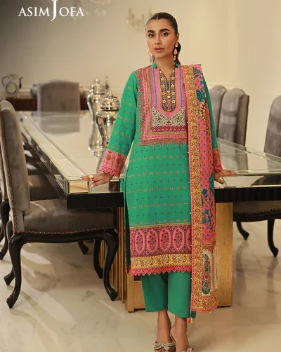 AJUN-03 Asim Jofa Lawn Prints