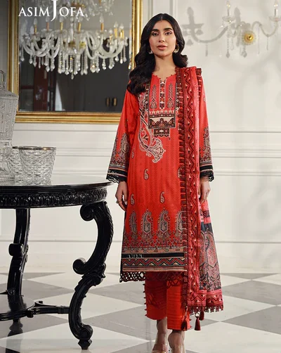 AJUN-04 Asim Jofa Lawn Prints