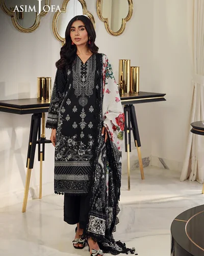 AJUN-05 Asim Jofa Lawn Prints