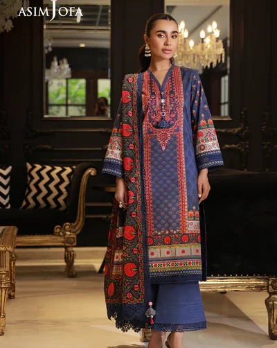 AJUN-07 Asim Jofa Lawn Prints