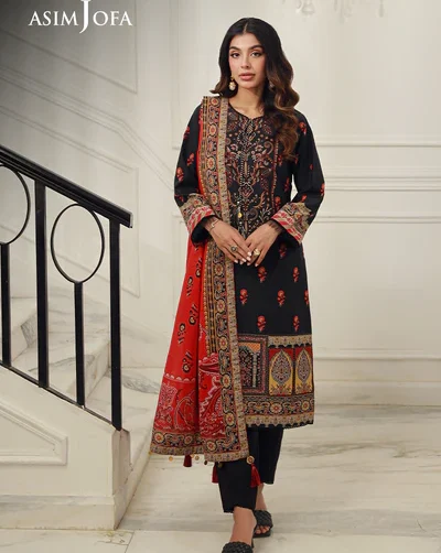 AJUN-12 Asim Jofa Lawn Prints