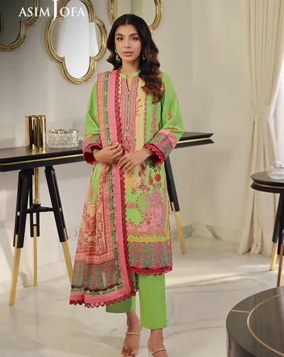 AJUN-13 Asim Jofa Lawn Prints