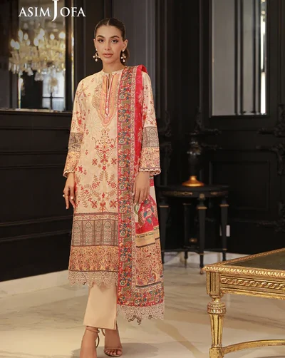 AJUN-14 Asim Jofa Lawn Prints