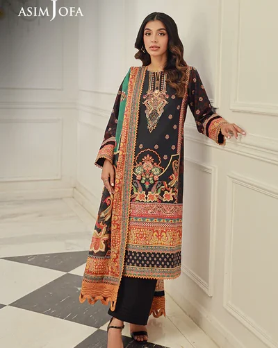 AJUN-15 Asim Jofa Lawn Prints