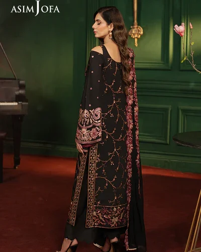 Asim Jofa Embroidered Silk AJPF 19