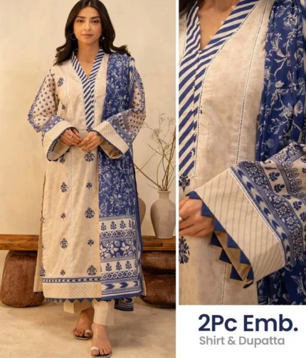 Zellbury Shirt Dupatta WUS25X20106