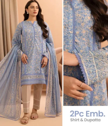 Zellbury Shirt Dupatta WUS25X20175