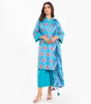 3pc AlKaram Printed Lawn SLR-42-25-1-Blue