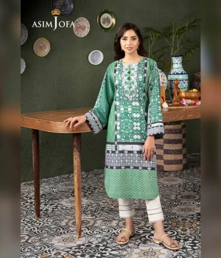 Asim Jofa Printed Lawn Silk AJOD-03