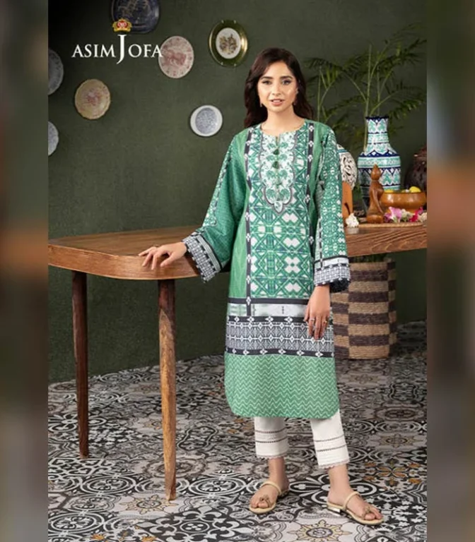 Asim Jofa Printed Lawn Silk AJOD-03