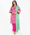 3pc AlKaram Printed Lawn SLR-25-25-1-Pink