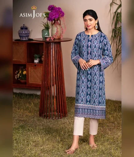 Asim Jofa Printed Lawn silk AJOD-01