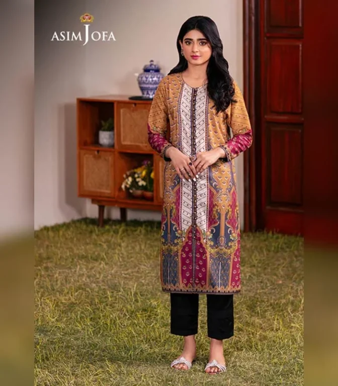 Asim Jofa Printed Lawn silk AJOD-04