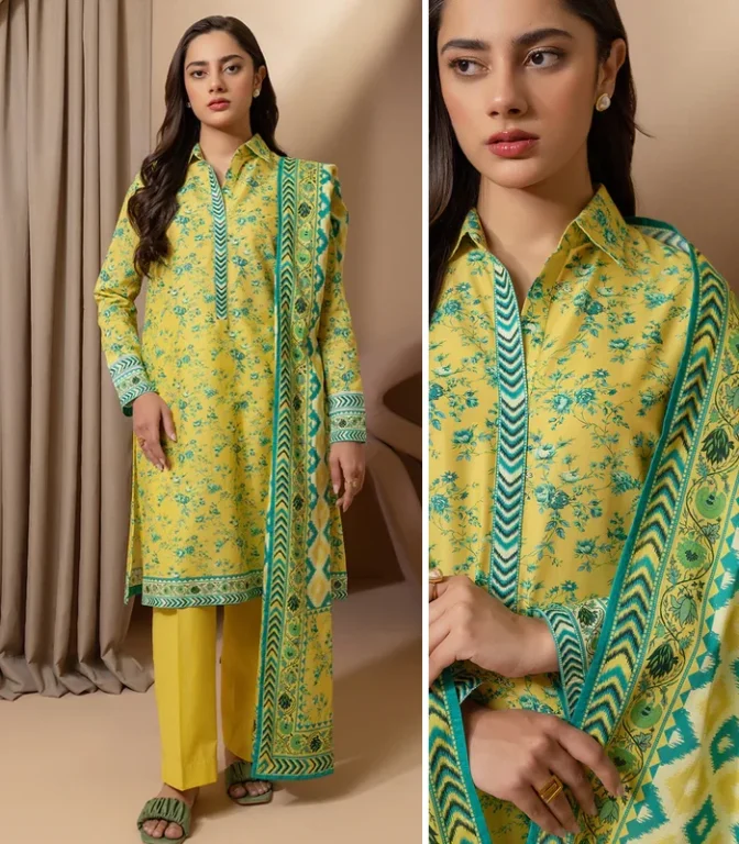 Zellbury Shirt Shalwar Dupatta WUS25X30258