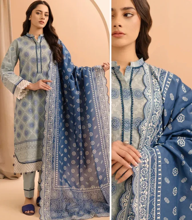 Zellbury Shirt Shalwar Dupatta WUS25X30270