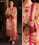 AJUBJ-02 Asim Jofa Embroidered Lawn