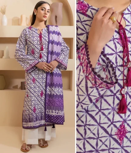 Zellbury Emb Shirt Dupatta WUS25E20241