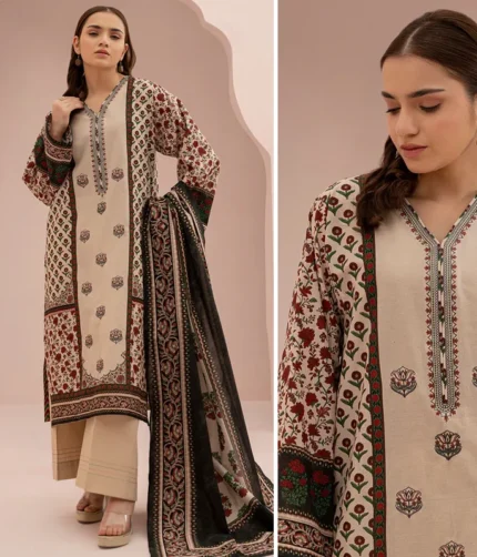 Zellbury Emb Shirt Dupatta WUS25E20489