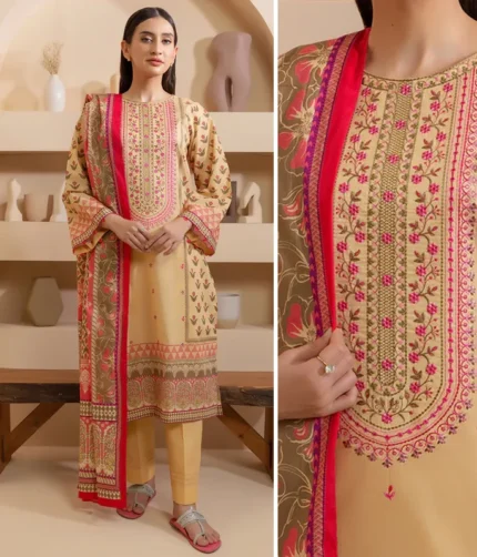 Zellbury Emb Shirt Dupatta Shalwar WUS25E30278