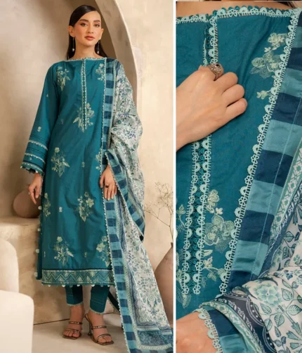 Zellbury Emb Shirt Dupatta Shalwar WUS25E30290