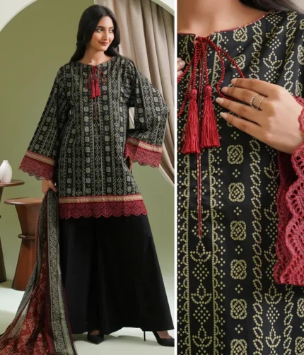Zellbury Shirt Dupatta WUS25X20472