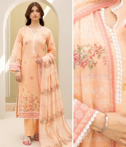 Zellbury Shirt Dupatta Shalwar WUS25X30498