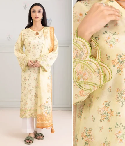 Zellbury Emb Shirt Dupatta WUS25E20486