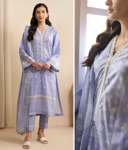 Zellbury Shirt Dupatta Shalwar WUS25X30586