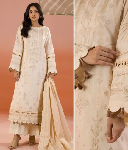 Zellbury Embroidered 3pc Unstitched 0057