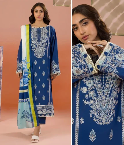 Zellbury Embroidered 3pc Unstitched 0059