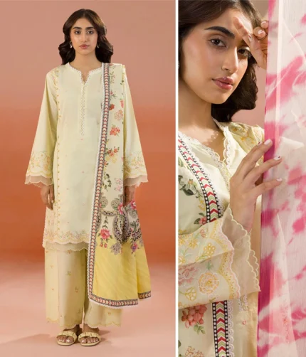 Zellbury Embroidered 3pc Unstitched 0061