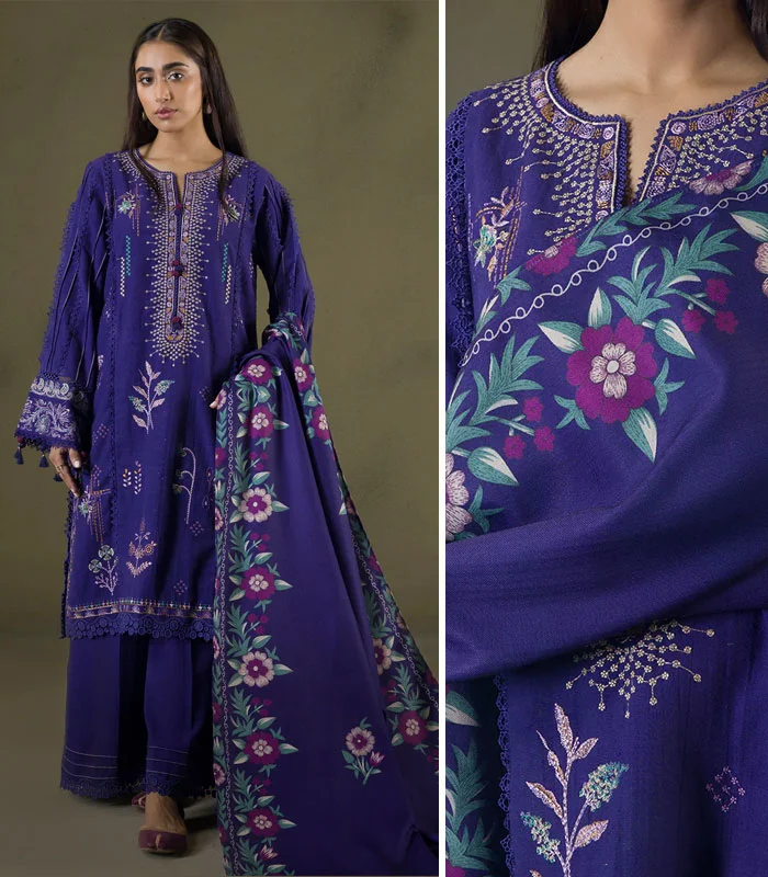 zellbury-winter-collection-0237 Zellbury Embroidered Shawl 3pc Unstitched 0237