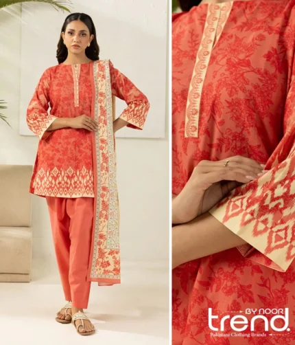 Zellbury Shirt Shalwar Dupatta – 0762
