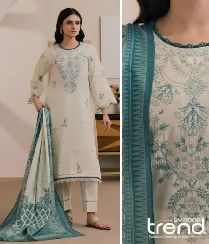 Zellbury Embroidered Shirt Dupatta – 0534