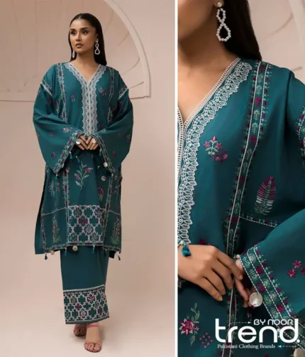 Zellbury Luxury Embroidered Shirt Trouser – 1185