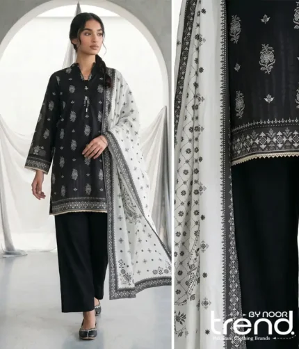 Zellbury Mono Shirt Shalwar Dupatta 0938