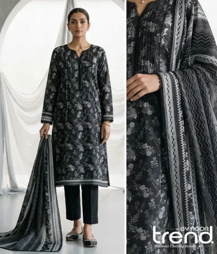 Zellbury Mono Shirt Shalwar Dupatta 1080