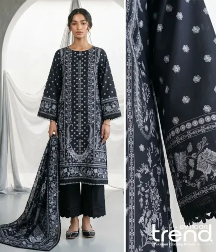 Zellbury Mono Shirt Shalwar Dupatta 1097