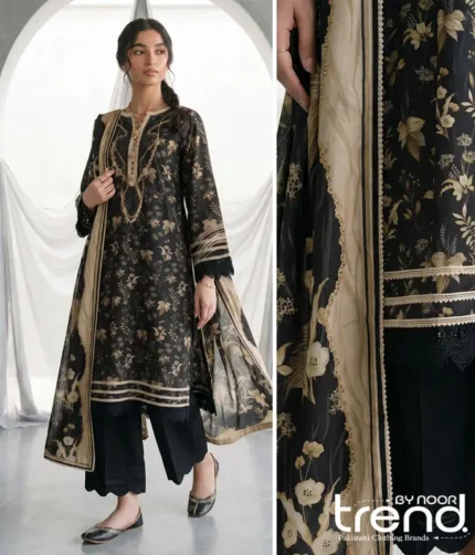 Zellbury Mono Shirt Shalwar Dupatta 1135